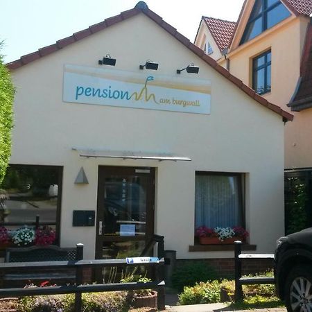 Pension Am Burgwall Wismar Exterior foto