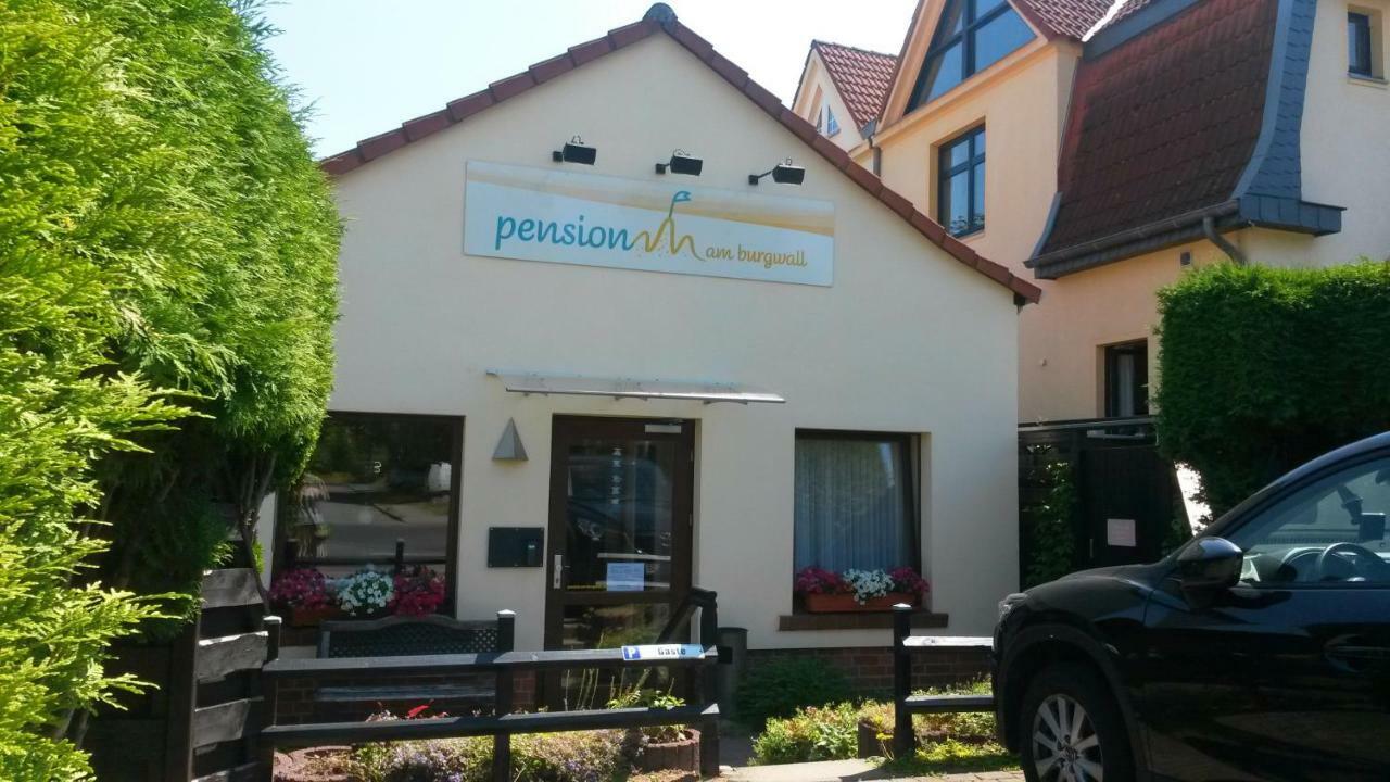 Pension Am Burgwall Wismar Exterior foto