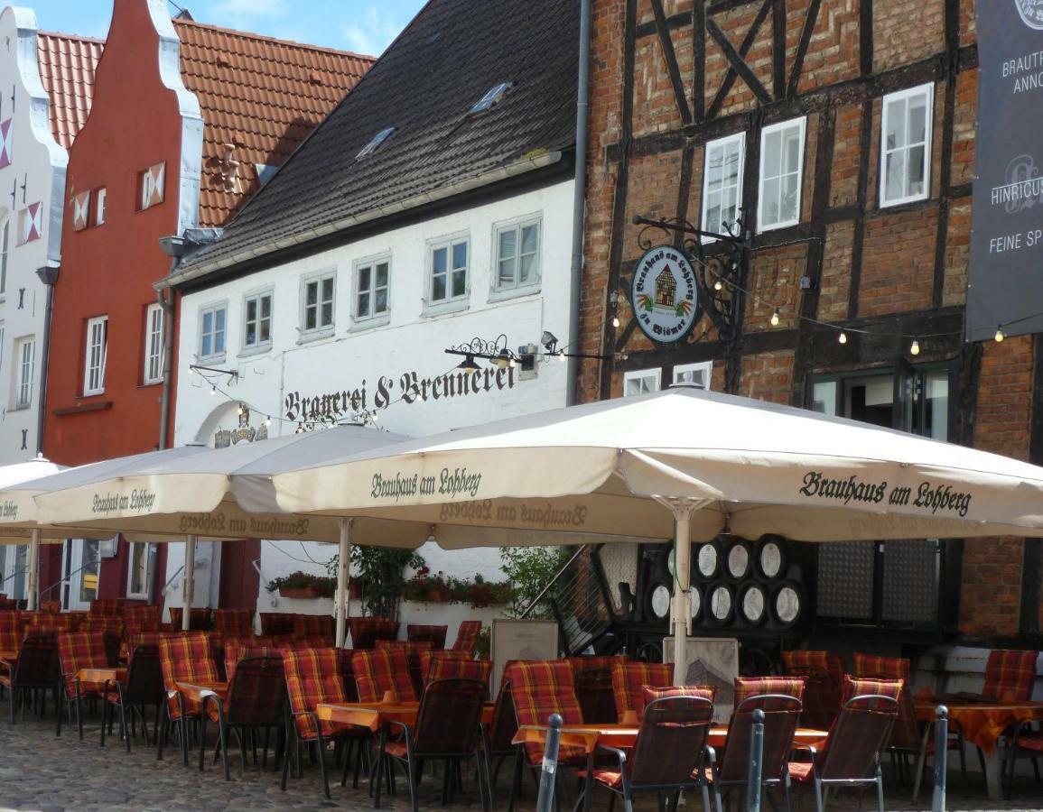 Pension Am Burgwall Wismar Exterior foto